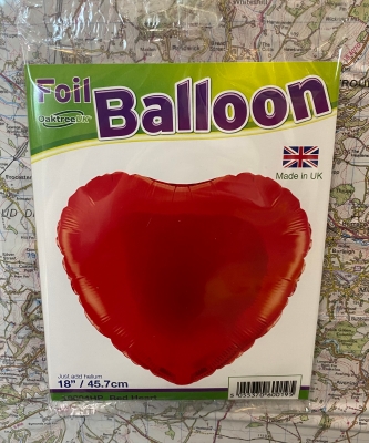 Red Heart Balloon