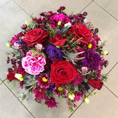 Traditional Posy Deep Colours